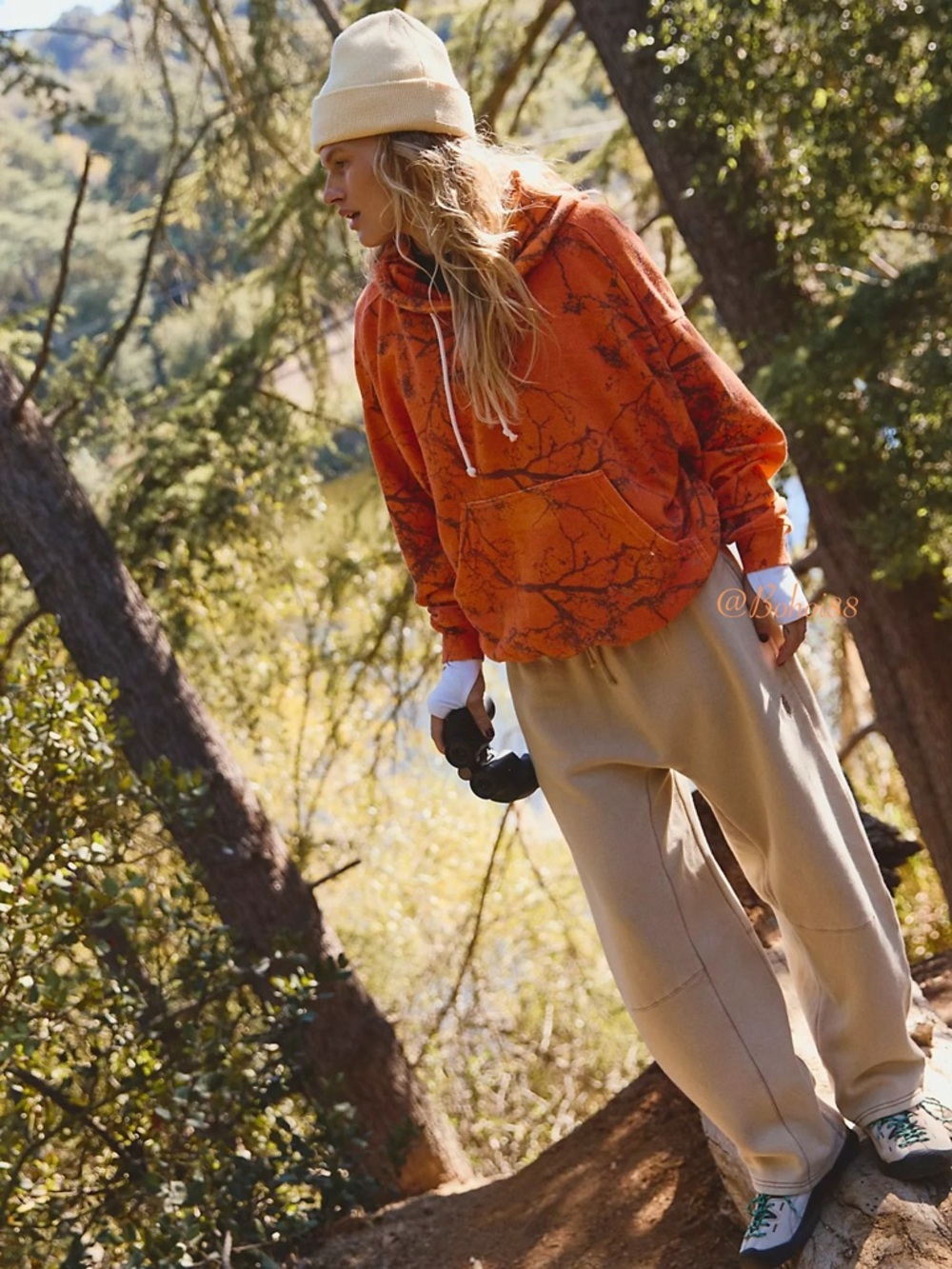NEW Free People Final Call Printed Hoodie - Picture 4 of 11